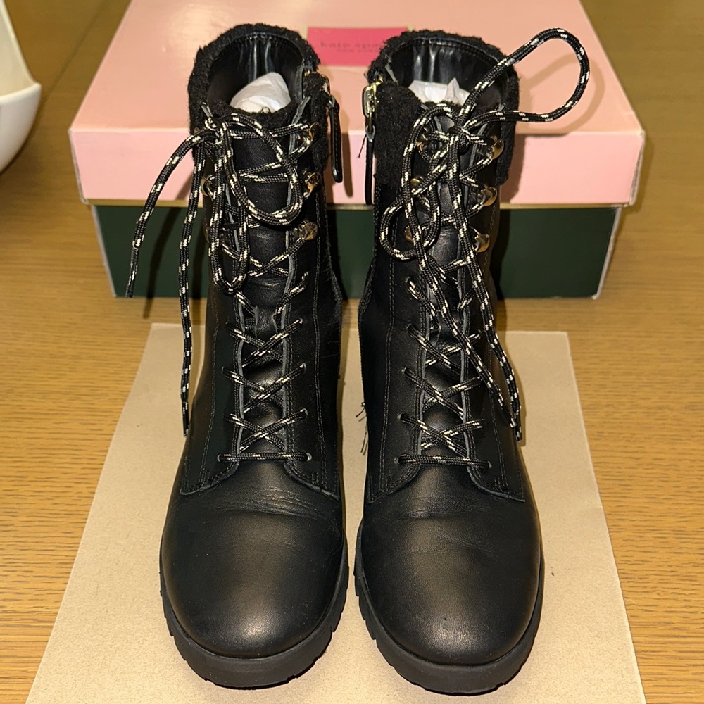 Kate Spade Raffeny Black Ankle Booties